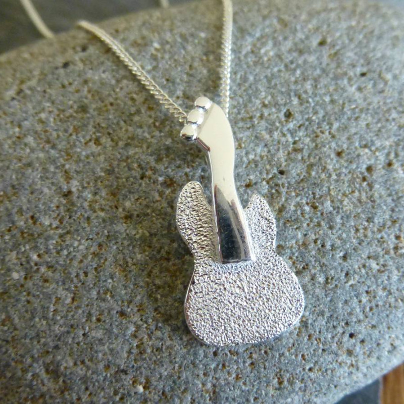 Guitar Pendant and Chain Guitar pendant and chain