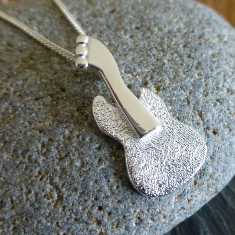 Guitar Pendant and Chain Guitar pendant and chain product image