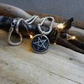 Silver pentacle pendant