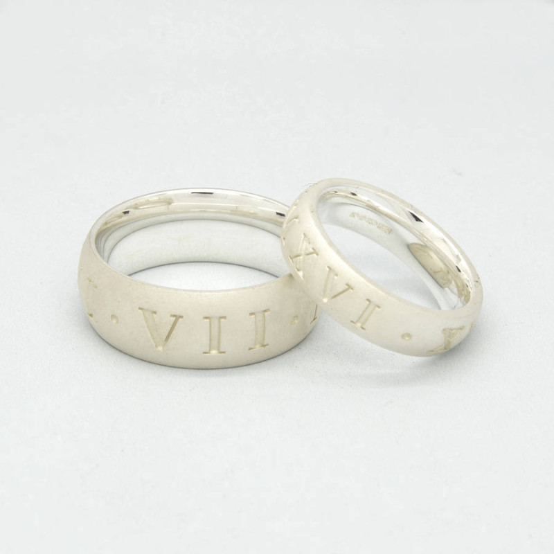Silver Roman Numeral Ring Silver Roman Numeral Ring