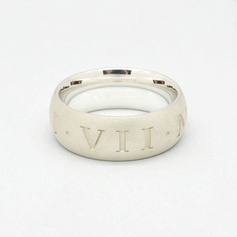Silver Roman Numeral Ring Silver Roman Numeral Ring gallery image
