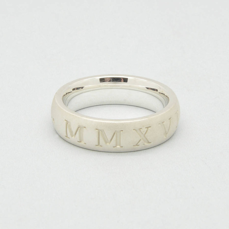Silver Roman Numeral Ring Silver Roman Numeral Ring gallery image