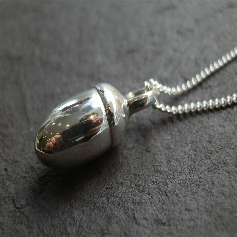 Silver Toggle Acorn Pendant product image