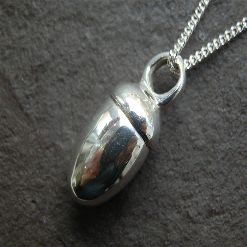 Silver Toggle Acorn Pendant product view