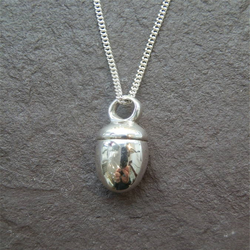 Silver Toggle Acorn Pendant product view