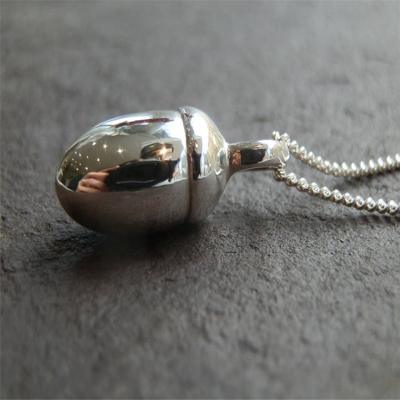 Silver Toggle Acorn Pendant product view