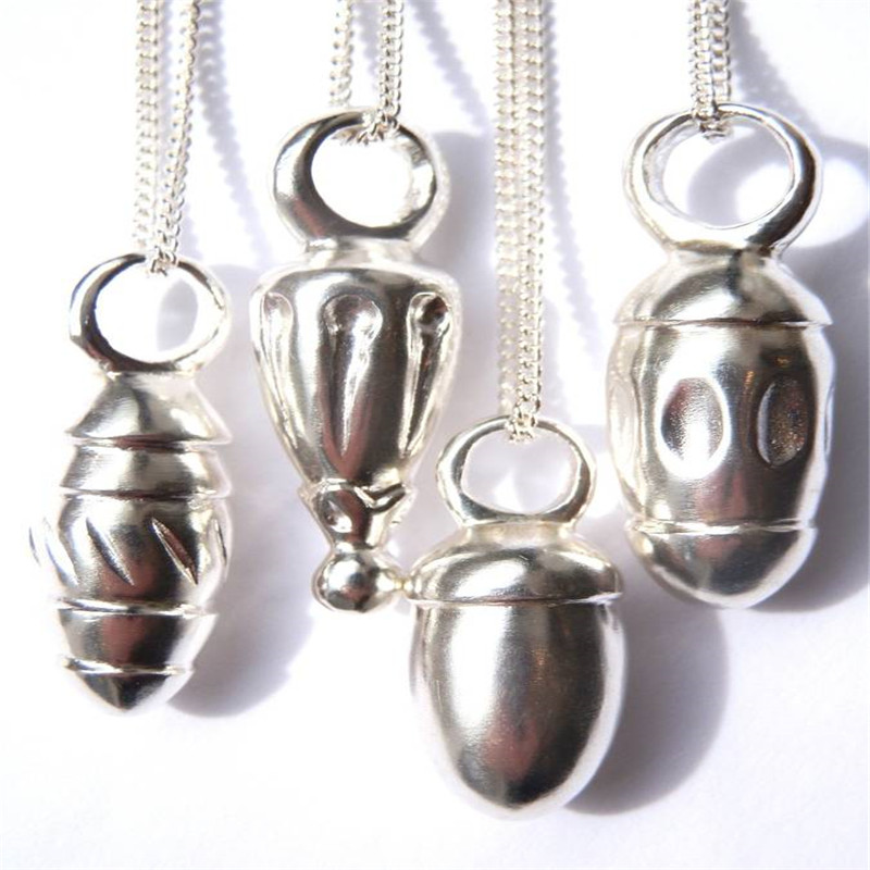 Silver Toggle Acorn Pendant product view