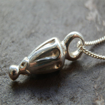Silver Toggle Hot Air Balloon Pendant Silver Toggle Hot Air Balloon Pendant
