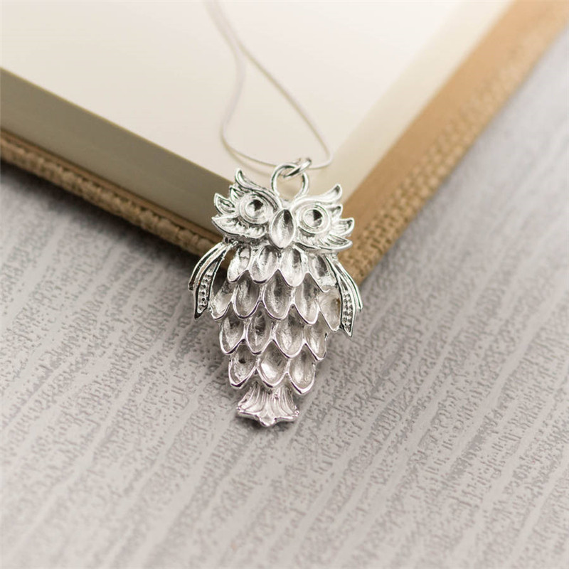 Silver Wise Owl Pendant Silver Wise Owl Pendant