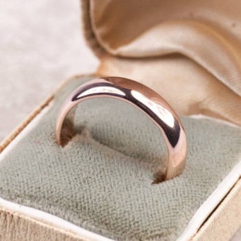 Simple Handmade Mens Wedding Ring In 18ct Gold Simple Handmade Mens Wedding Ring In 18ct Gold