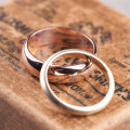 Simple handmade men's 18ct gold wedding ring