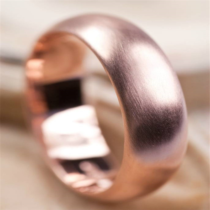 Simple handmade men's 18ct gold wedding ring