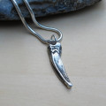 Solid silver badger claw jewellery