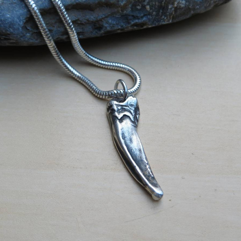 Solid silver badger claw jewellery