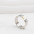 Personalised Sterling Silver Square Puzzle Ring Personalised sterling silver square puzzle ring