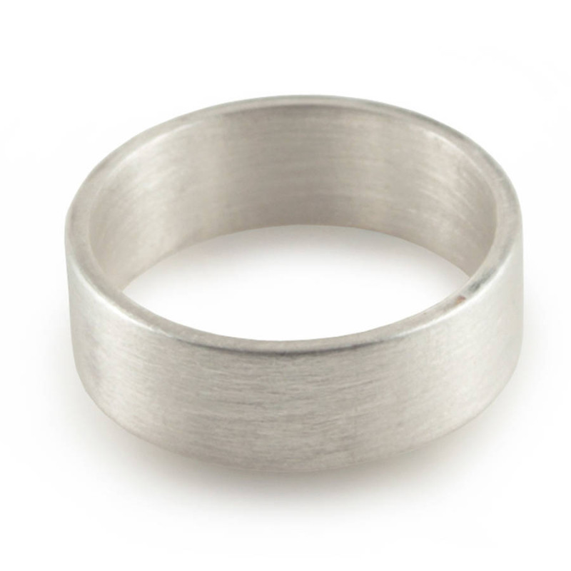 Oxidized Flat Wedding Band Ring Oxidized flat wedding band ring