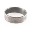 Oxidized Flat Wedding Band Ring Oxidized flat wedding band ring