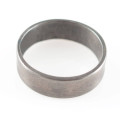 Oxidized Flat Wedding Band Ring Oxidized flat wedding band ring