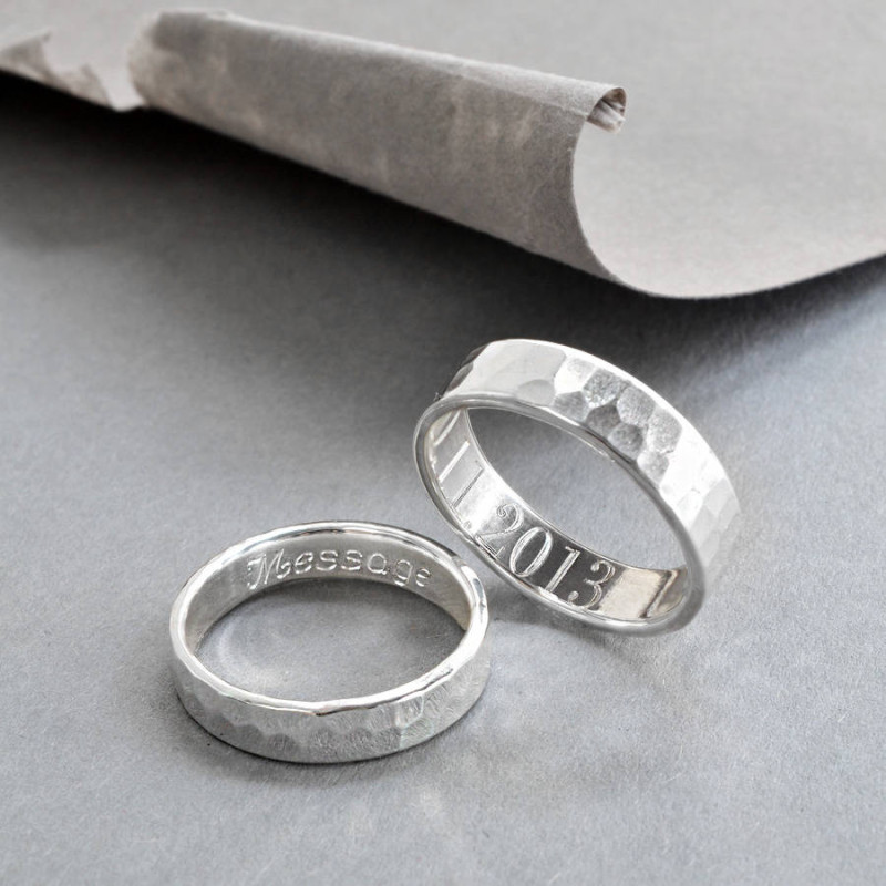 Sterling Silver Secret Message Ring gallery image