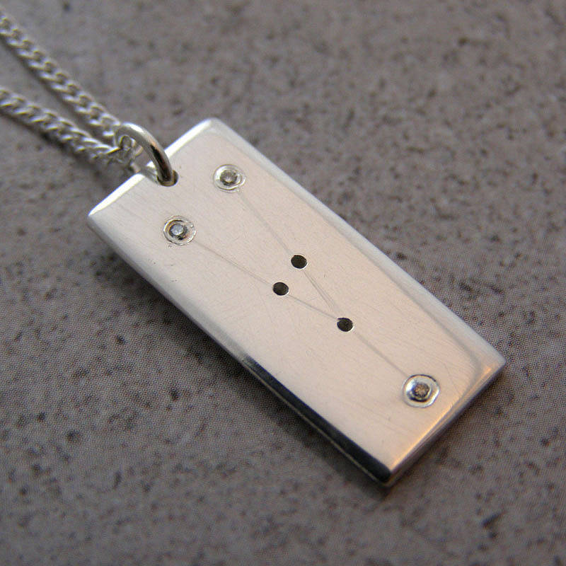 Taurus star sign pendant