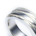Close-up of Silver Texture Bound Ring texture