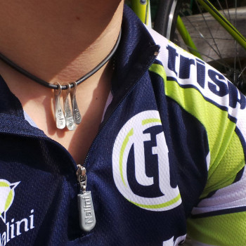 Triathlon Swim Bike Run Necklace Triathlon Swim Bike Run Necklace