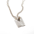 Two Hearts Beat As One couples necklace product image