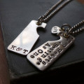 Two Hearts Beat As One his and hers necklace product image