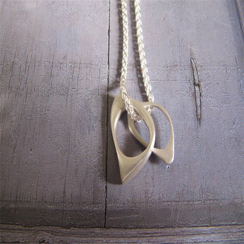 U And Me To Infinity Silver Oval Pendant Necklace U And Me To Infinity silver oval pendant necklace