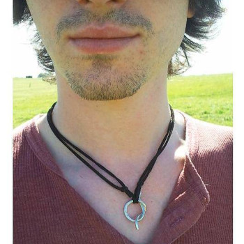 Personalised Unisex Silver Knot Necklace