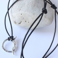 Personalised Unisex Silver Knot Necklace Personalised unisex silver knot necklace gallery view