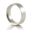Men's matt comfort-fit wedding band