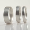 Men's matt comfort-fit wedding band