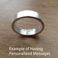 Personalised wedding band
