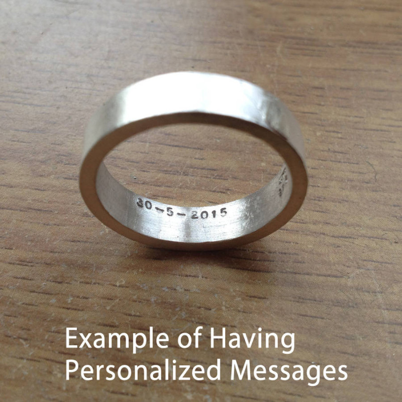 Personalised wedding band