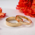 18ct Yellow Gold Wedding Bands Set 18ct yellow gold wedding band set