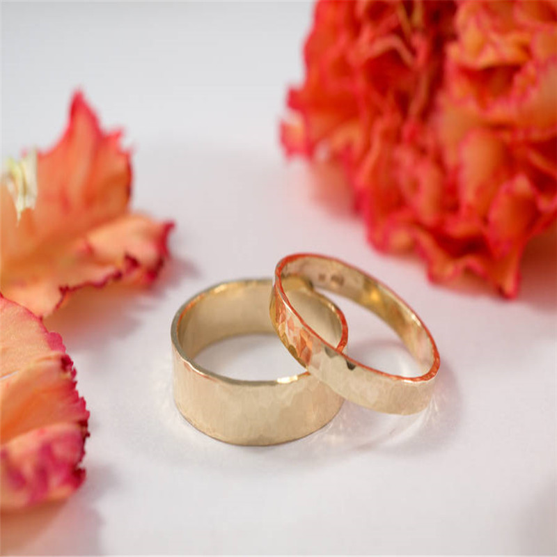 18ct Yellow Gold Wedding Bands Set Wedding band set product gallery image