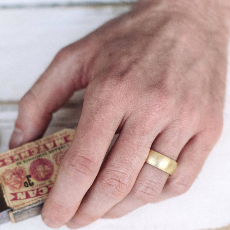 Wide Gents Soft Pebble Wedding Ring Wide gents soft pebble wedding ring product view