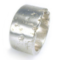 Wide Silver Concrete Ring Wide Silver Concrete Ring